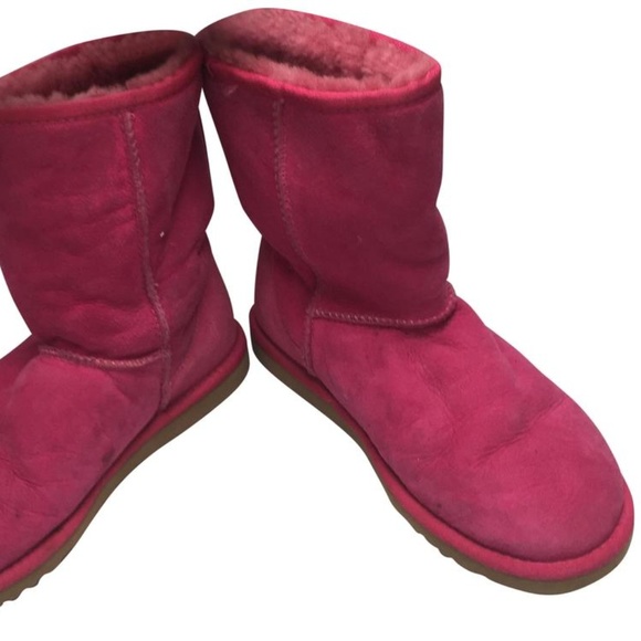 UGG Shoes Short Ugg Pink Boots Size Poshmark